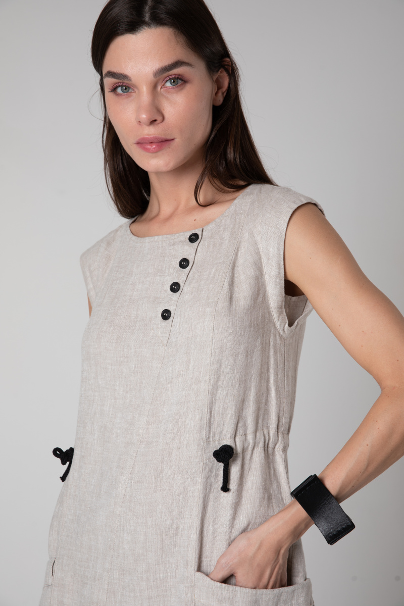 платье 5059 лен натуральное  (7)