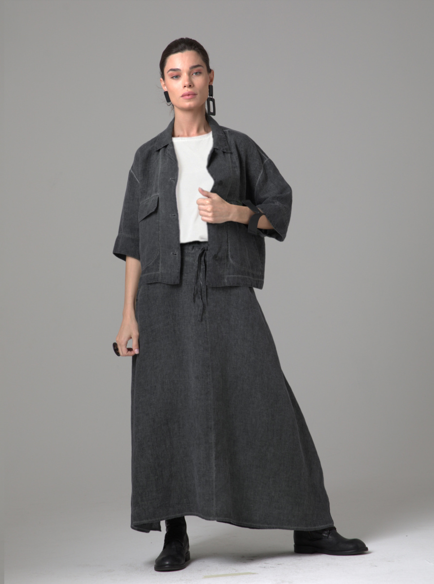 жак 377 лен пк, бл 119 тр пк, юб 612 лен пк (31) т.серый