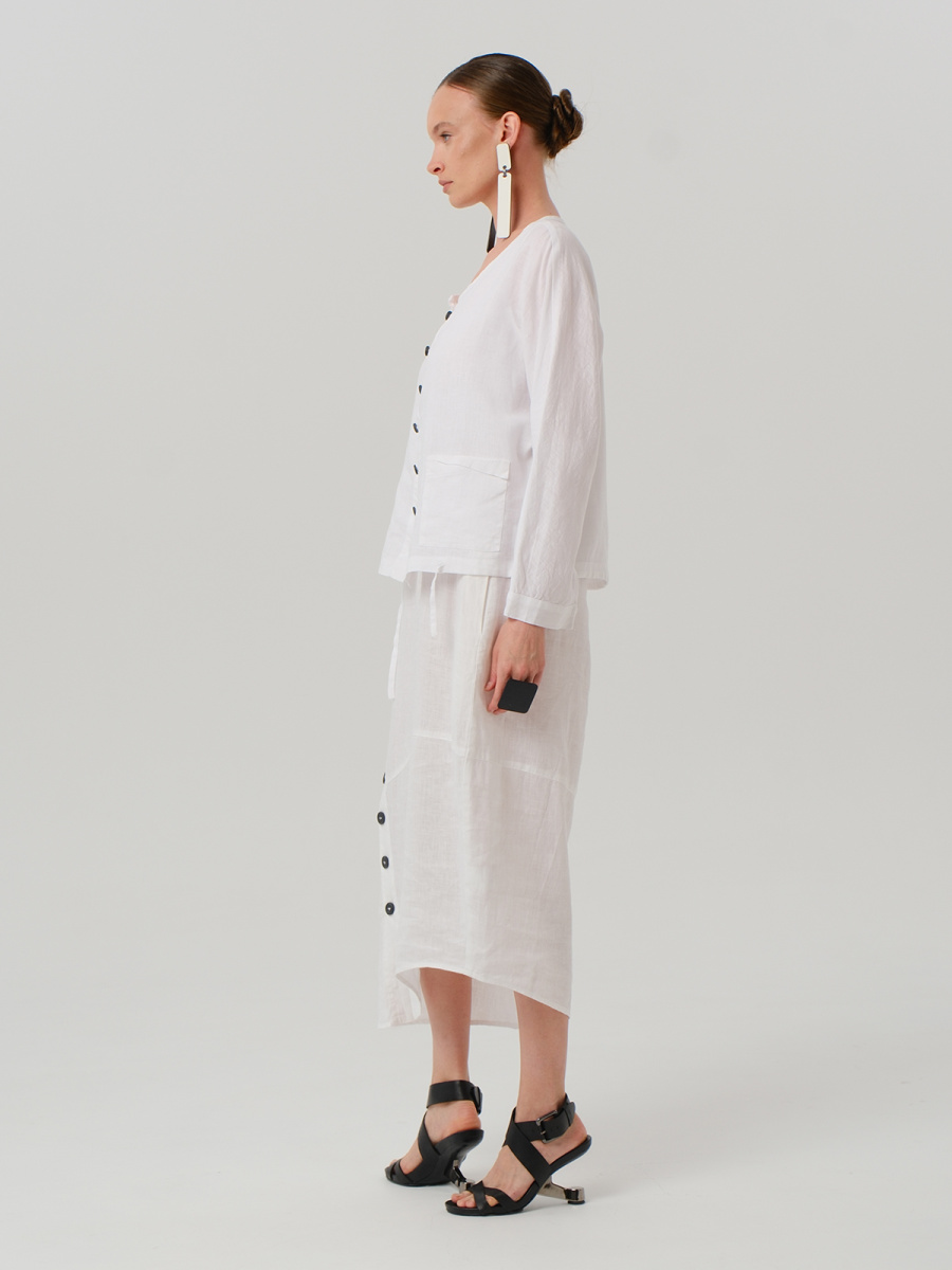 жакет 372 белый, платье 549 (5)