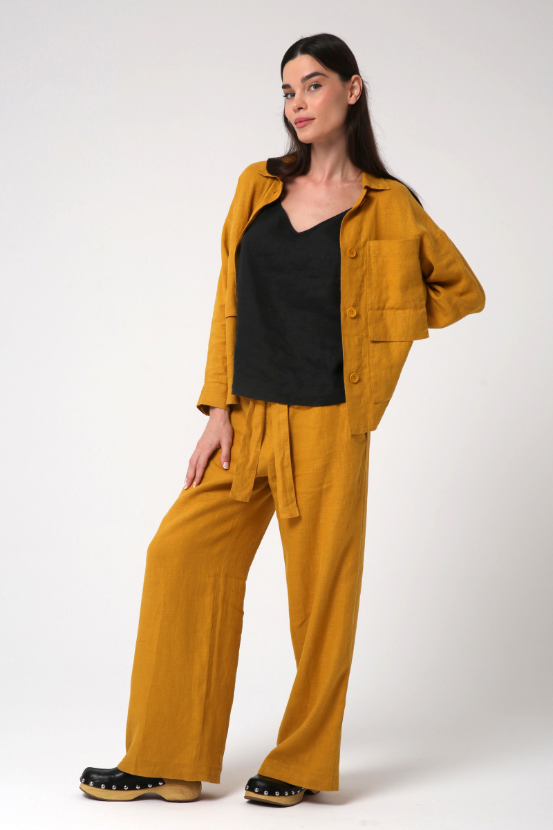 жакет 3025 горчица брюки 20005 (4)