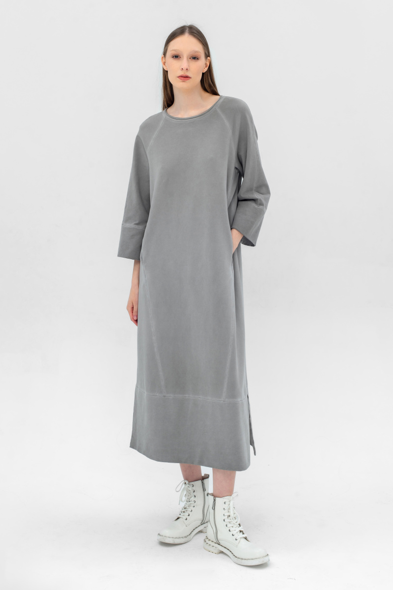 платье 5017 серый (1)
