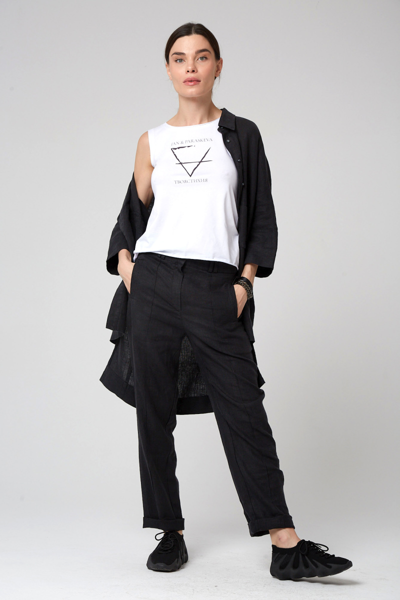 брюки 20032 черный туника 1077 (1)