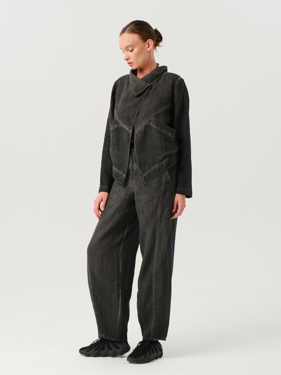 жакет 2176, брюки 206 серый (12)