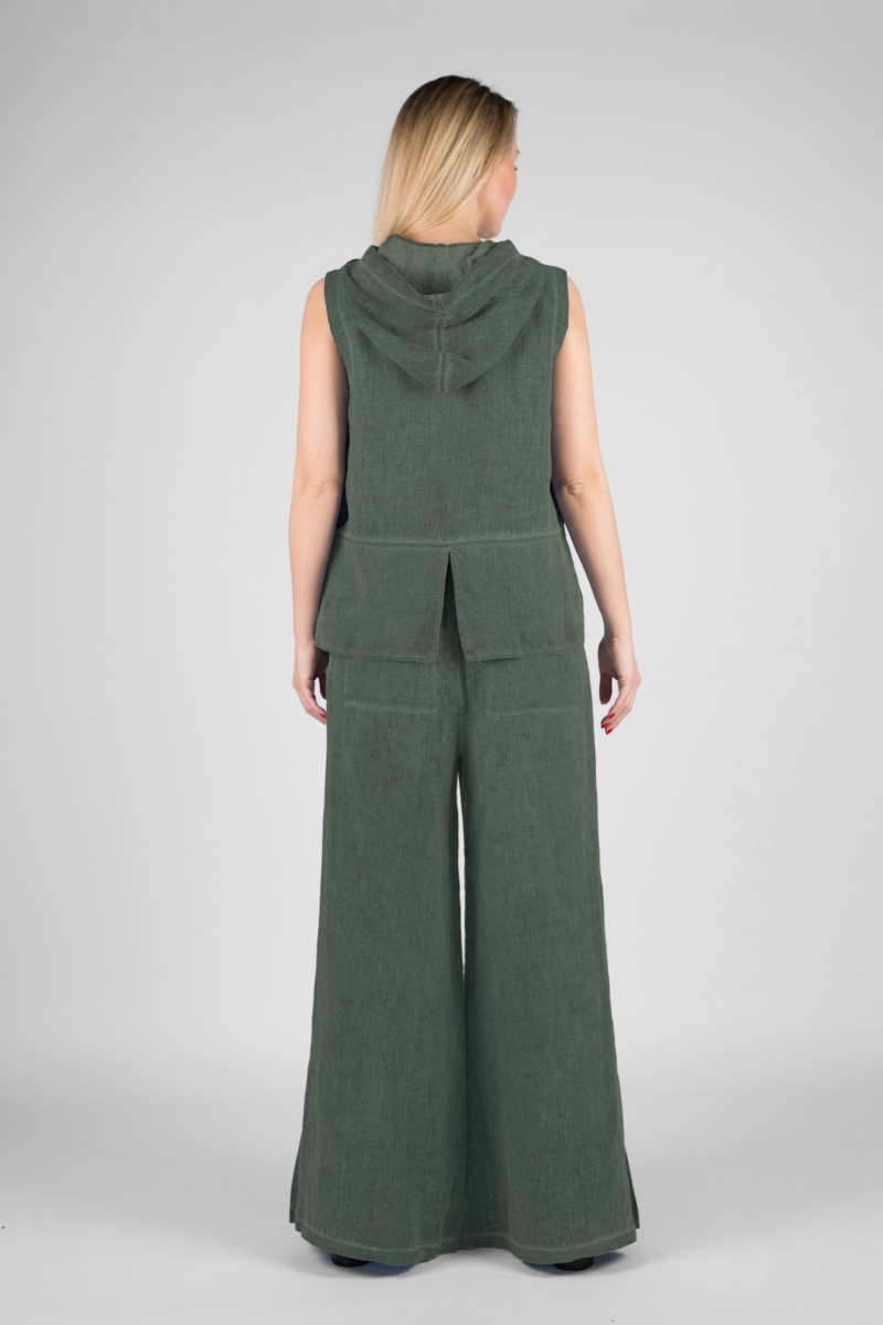 жилет 375 лен пк брюки 263 лен пк (3) зеленые