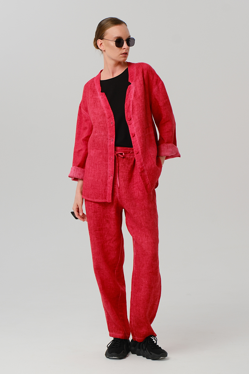 брюки 255 красный (2)