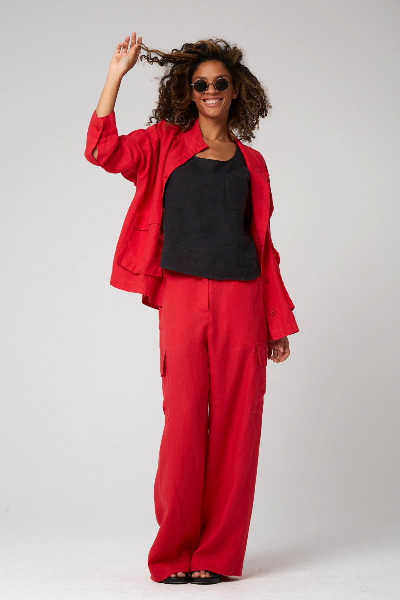 жакет 3053 красный брюки 20030 (3) жакет 3053 красный брюки 20030 (3)