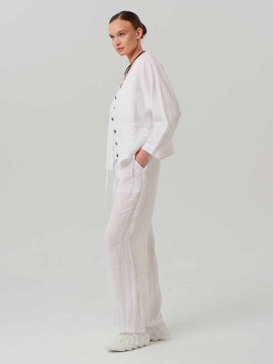 жакет 372 белый, брюки 20025 (9)