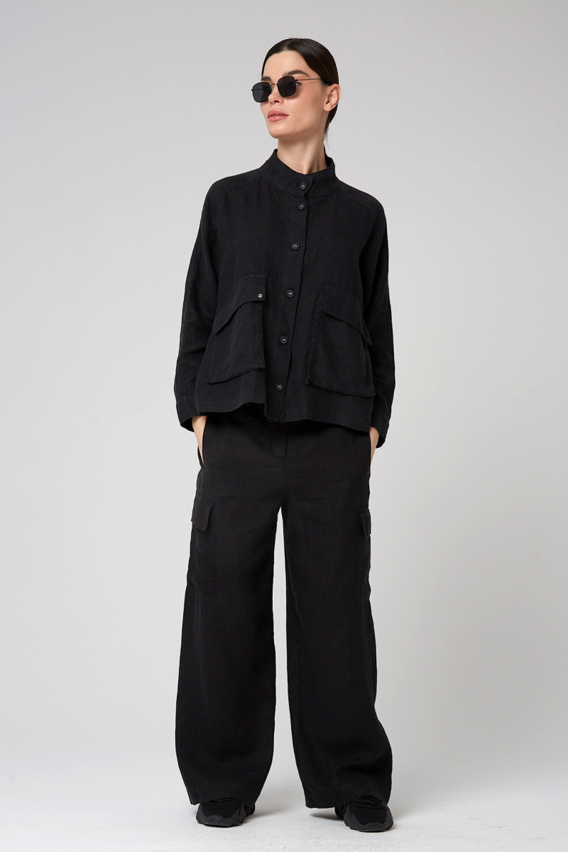 брюки 20030 черный , жакет  3053 черный  (3) брюки 20030 черный , жакет  3053 черный  (3)