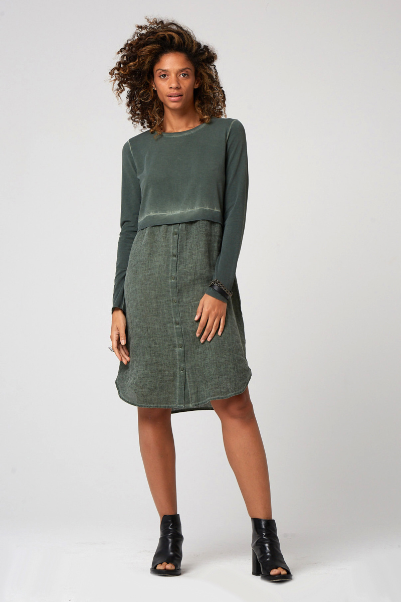 платье 1455 зеленый (1)