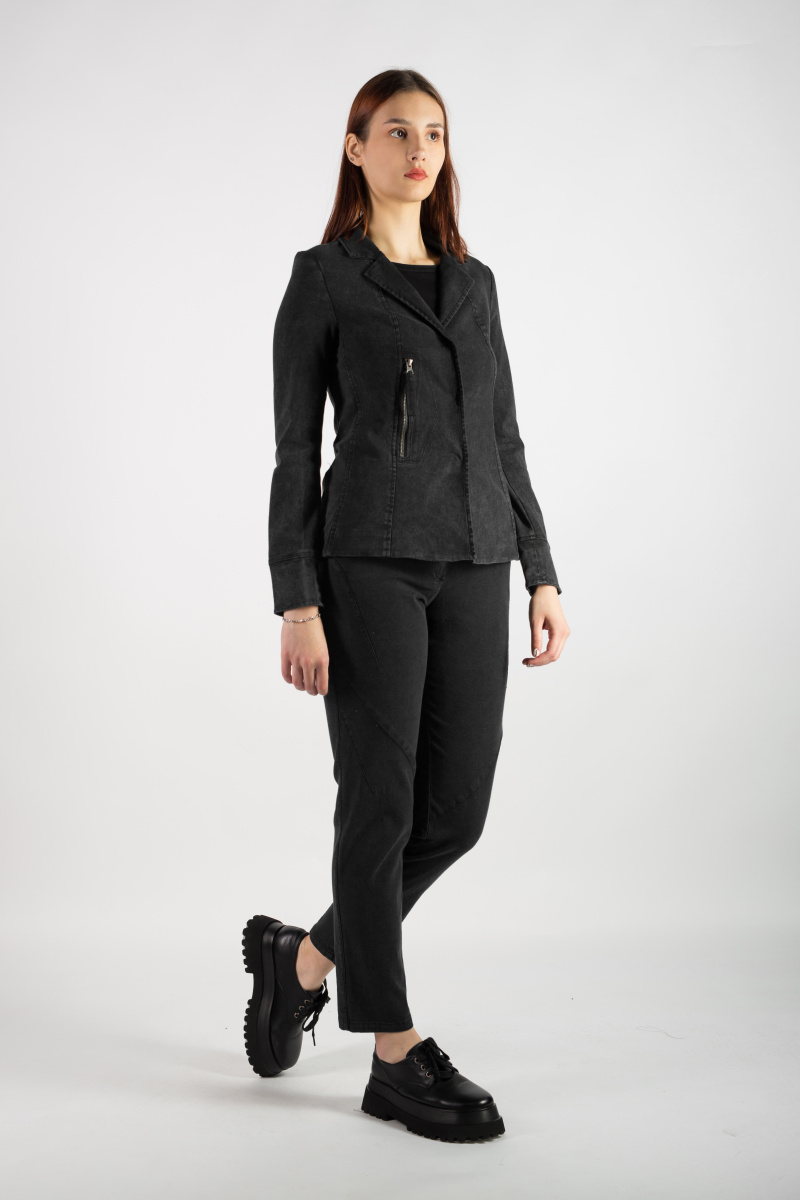 Жакет 1814 мус. в тем серый (3)