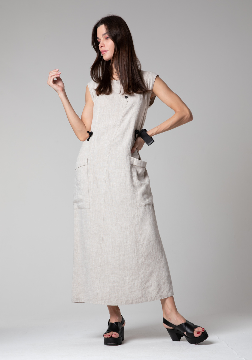 платье 5059 лен натуральное  (1)