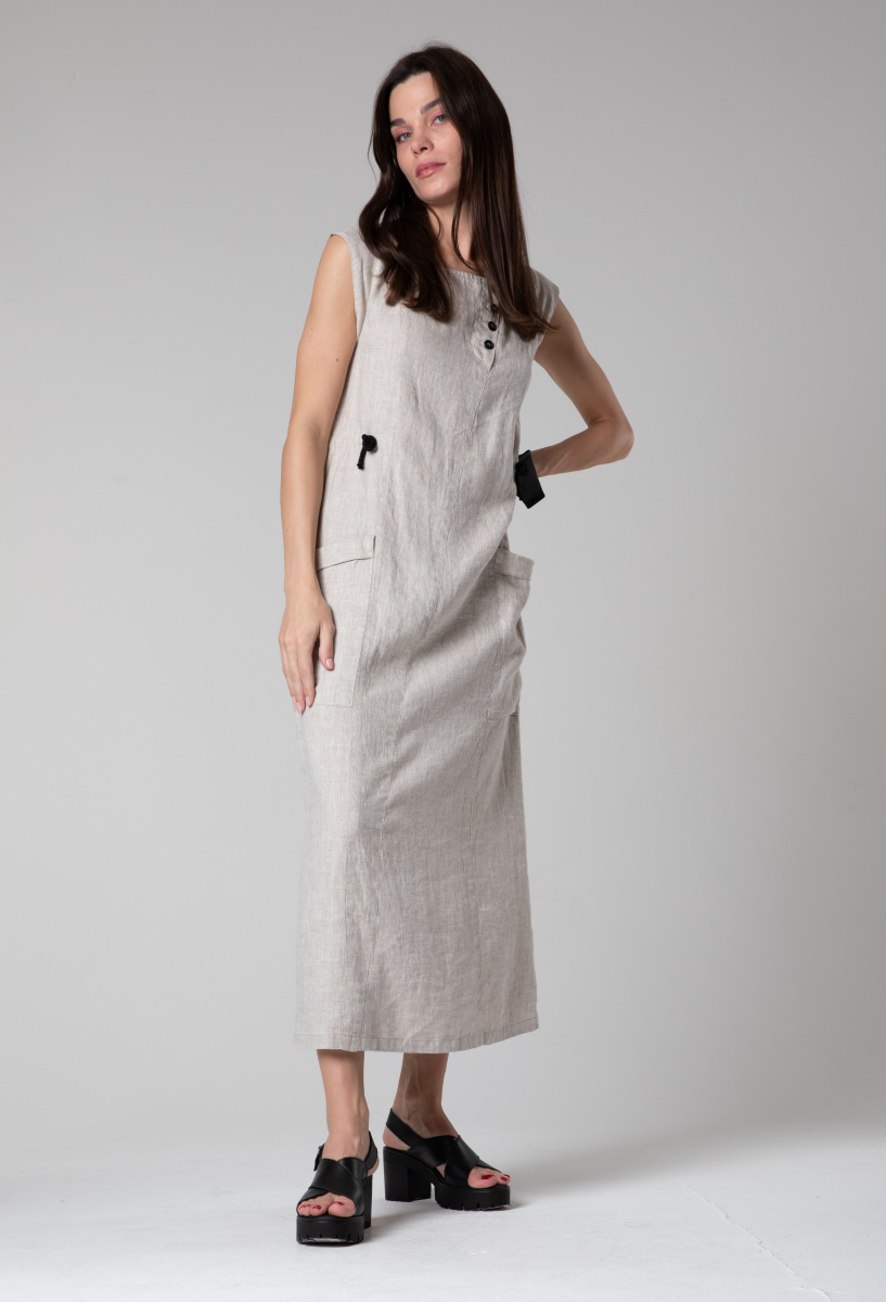 платье 5059 лен натуральное  (2)