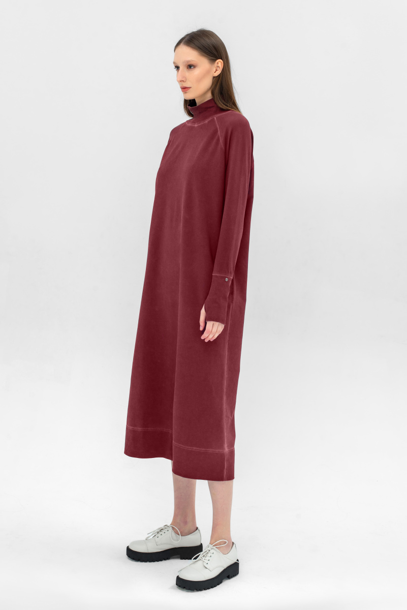 платье 5008 красный (2)