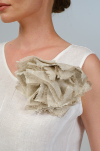 бант натуральный лен 738 (1)