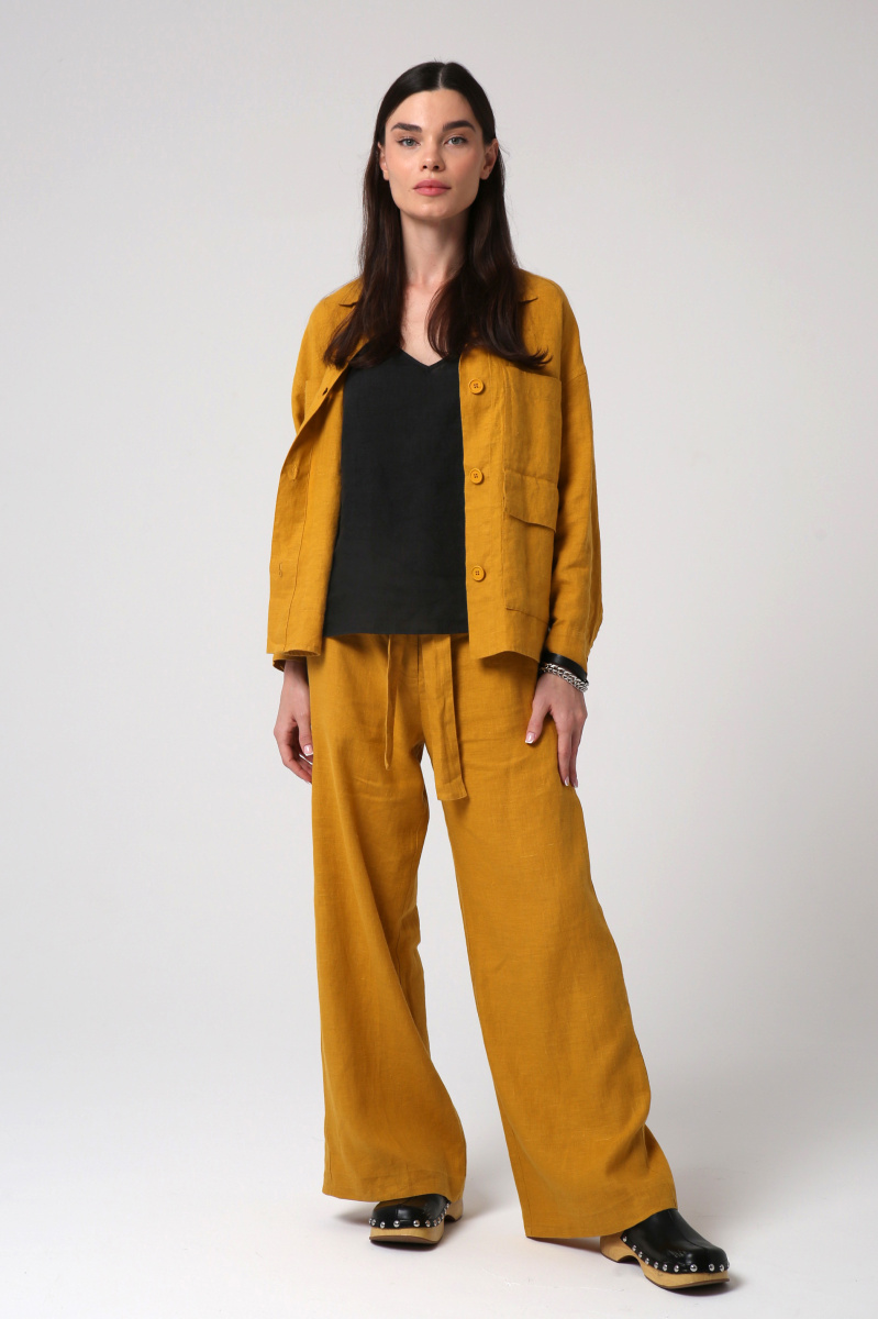 жакет 3025 горчица брюки 20005 (1.1)