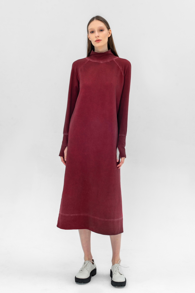 платье 5008 красный (1)