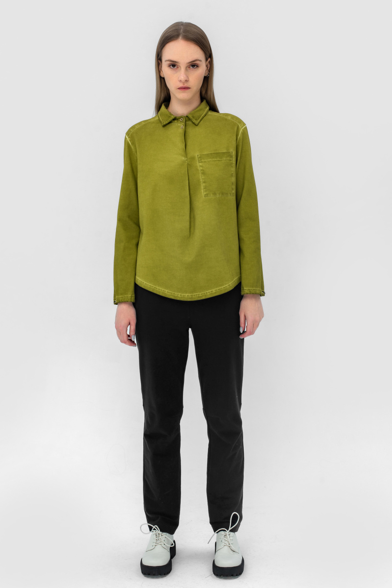 блуза 1073 зеленый (1)