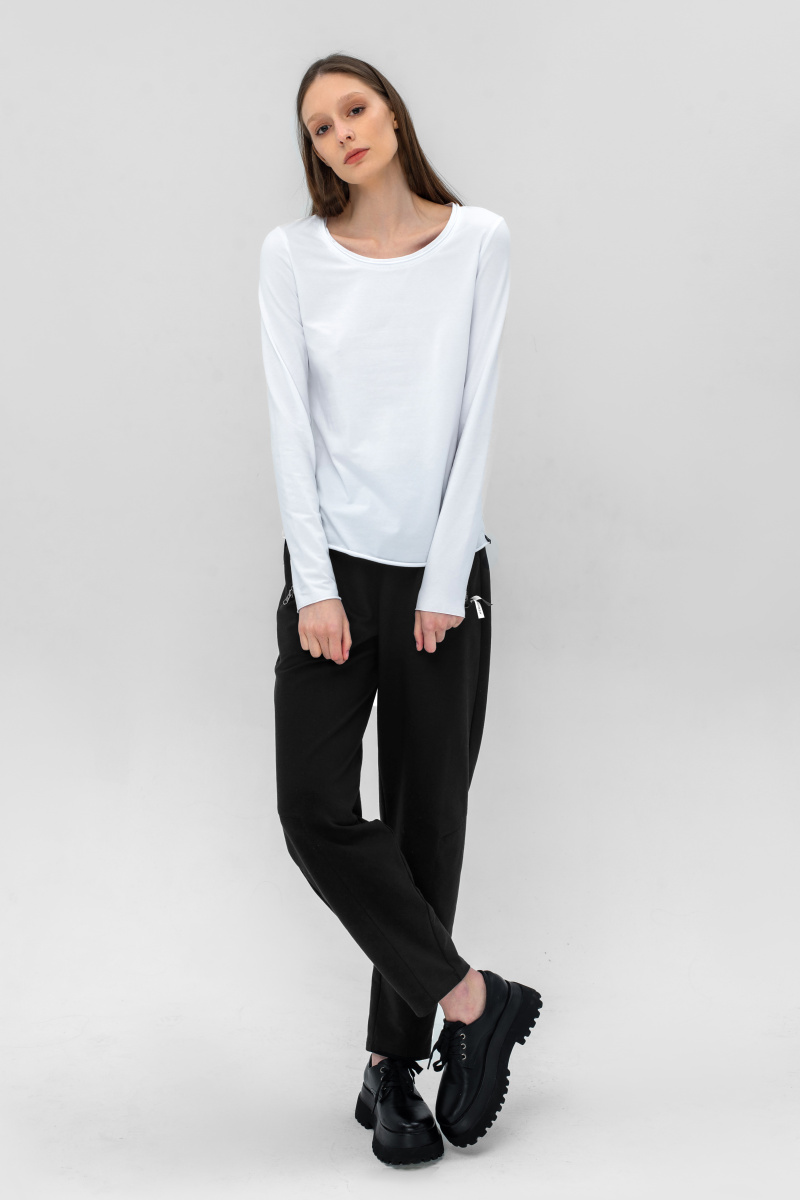 туника 2317 белый  брюки 20022 черный  (1)