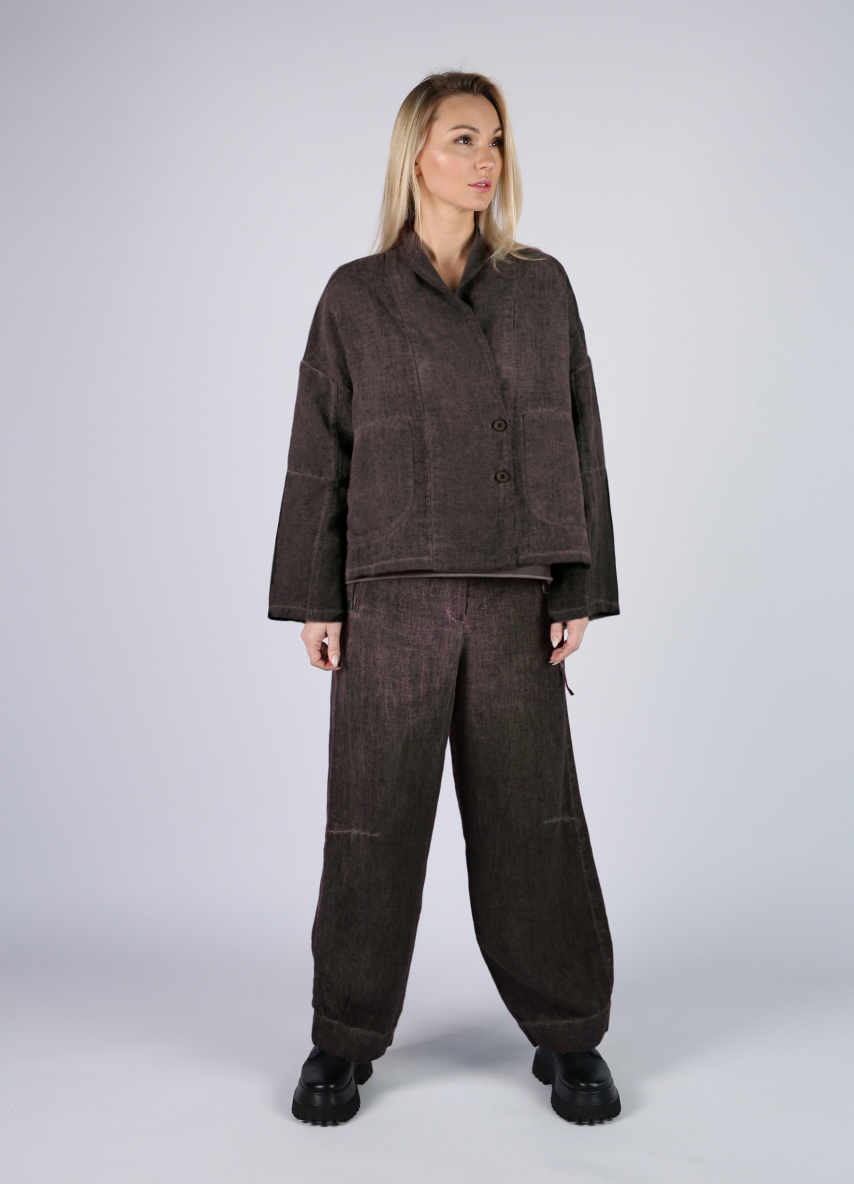 Жакет 310 лен пк сир.лилов 2 (2)