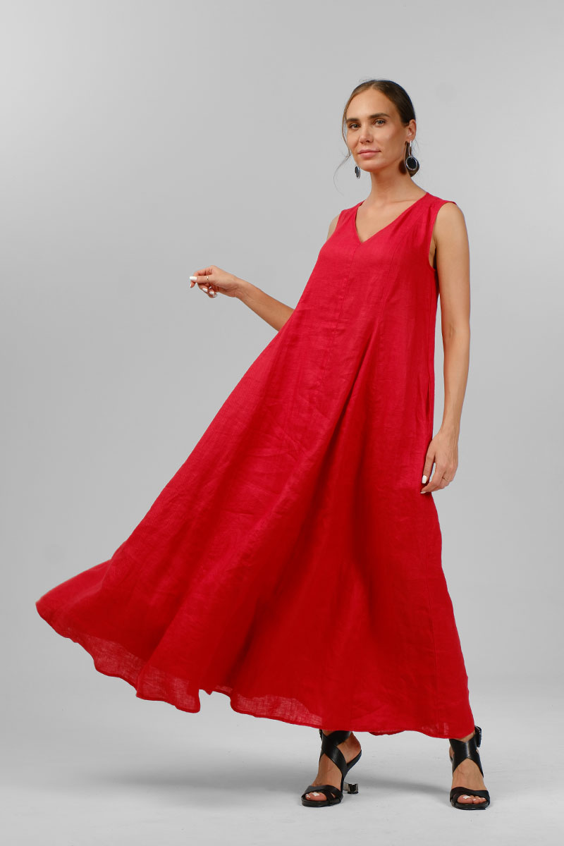 платье 5144 красный (1)