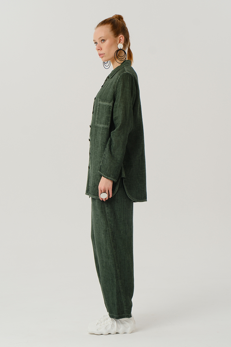 блуза 189 зеленый, брюки 285 (4)