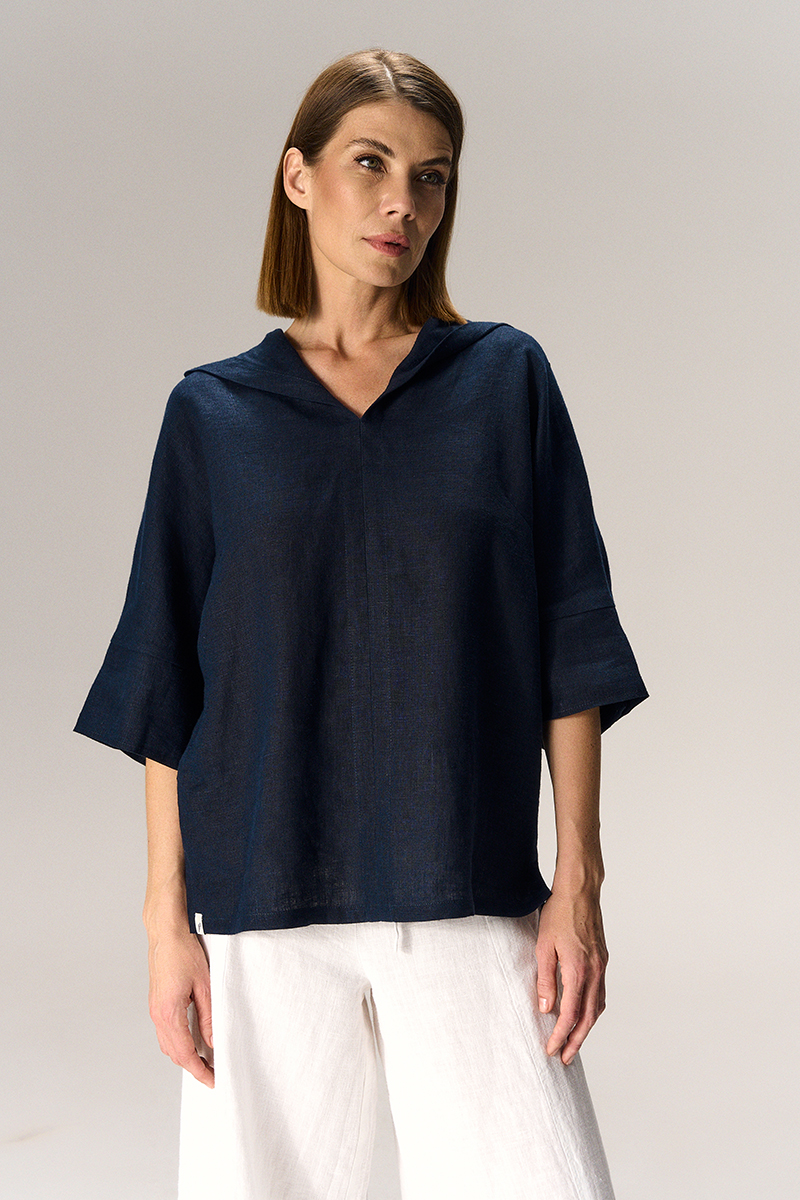 блуза 1226 синий (1)