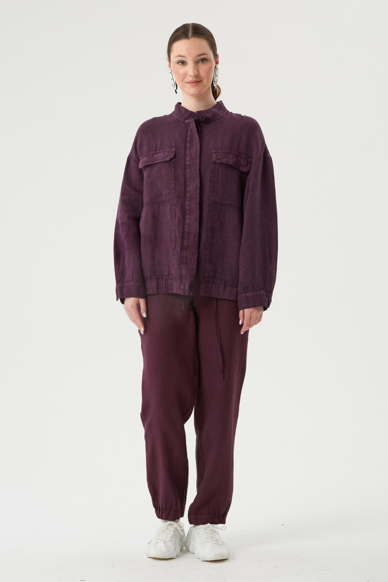 жакет 3061, брюки 222 лиловый (1)