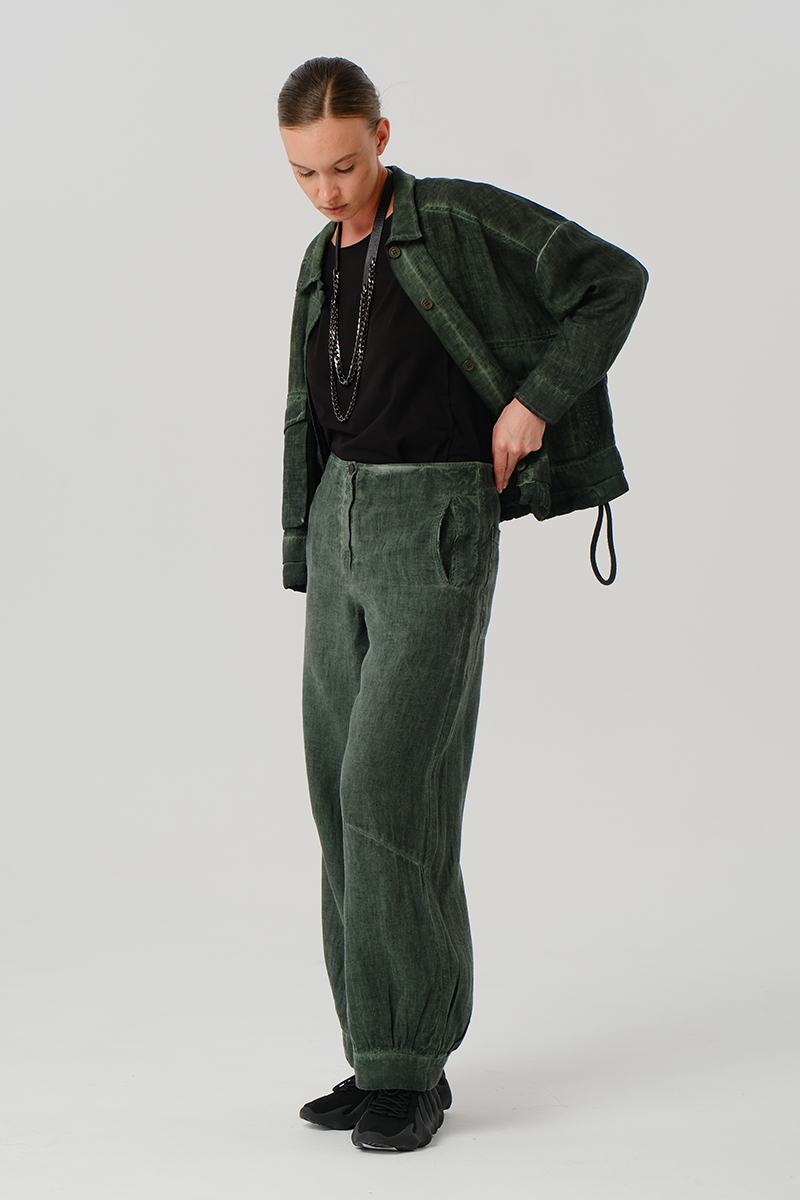 брюки 264 зеленый (2)