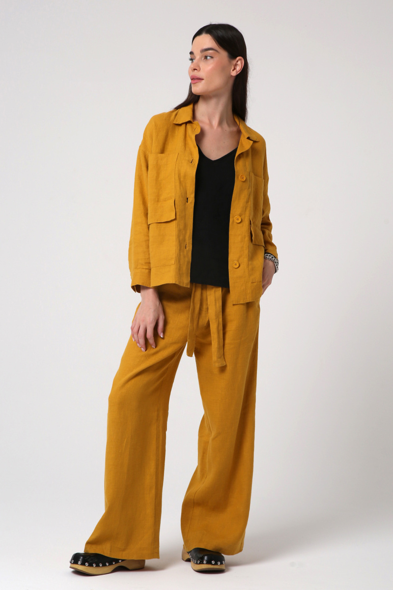 жакет 3025 горчица брюки 20005 (9)