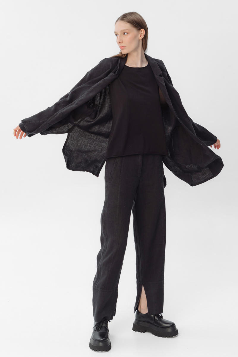 брюки 20283 черный  (5)