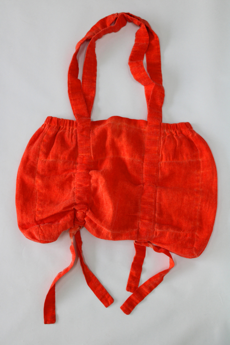 1374  сумка лен пк оранжевый 1374  сумка лен пк оранжевый