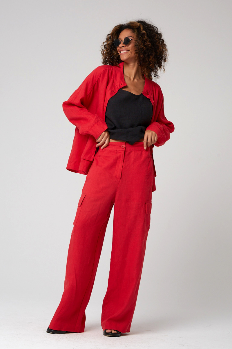 жакет 3053 красный брюки 20030 (7) жакет 3053 красный брюки 20030 (7)