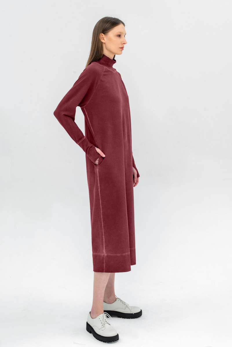 платье 5008 красный (5)