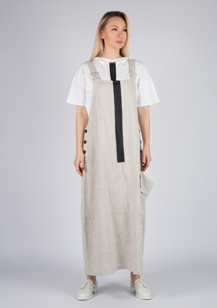 сарафан 533 лен блуза 1009 тр (2)