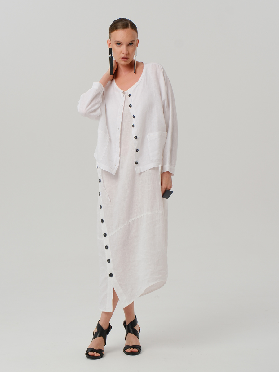 жакет 372 белый, платье 549 (1)