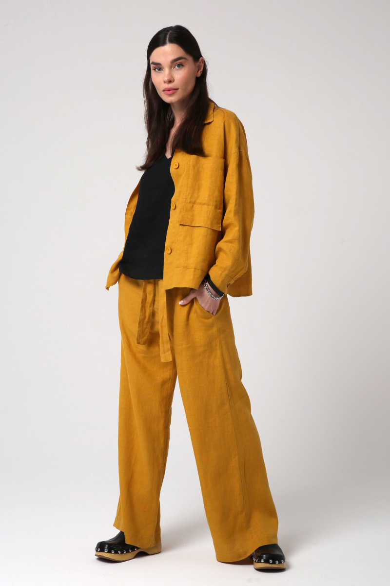 жакет 3025 горчица брюки 20005 (1)