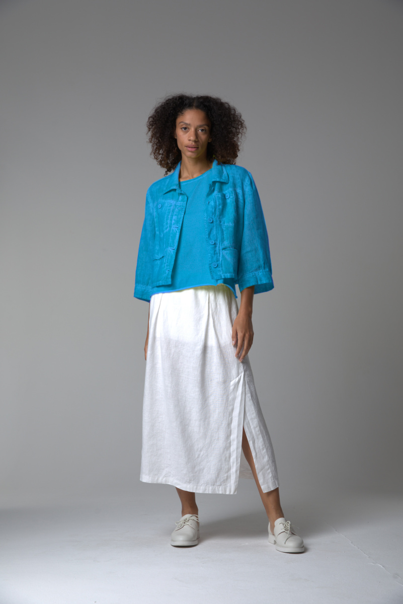 жакет 3030лен пк бирюза, бл 119 тр пк, юбка 621 лен (2)