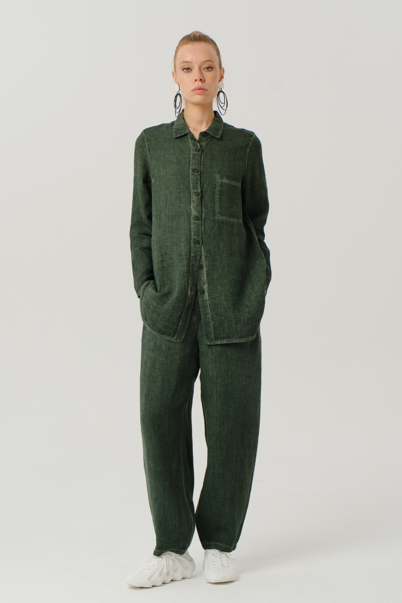 блуза 189 зеленый, брюки 285 (6)