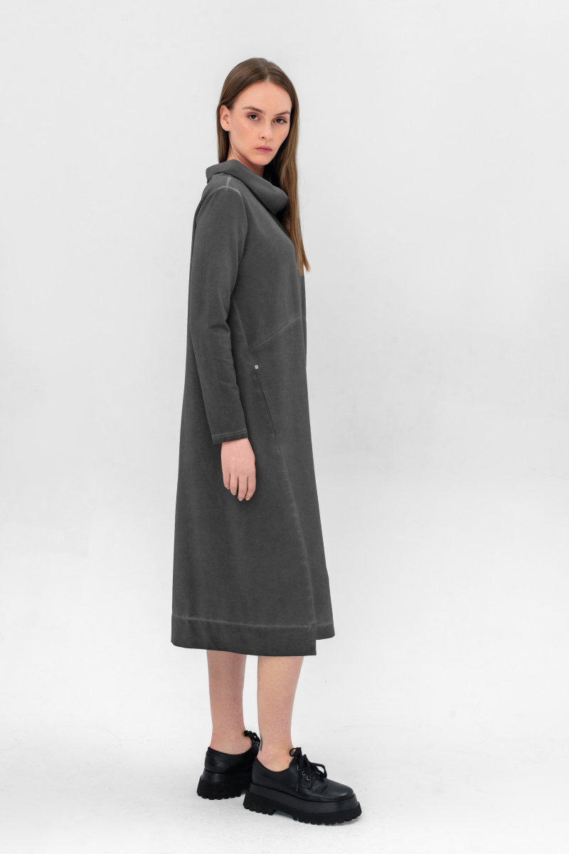 платье 5014 серый (3)