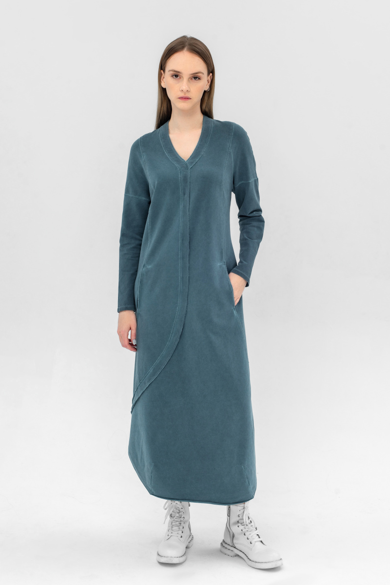 платье 566 бирюзовый (1)