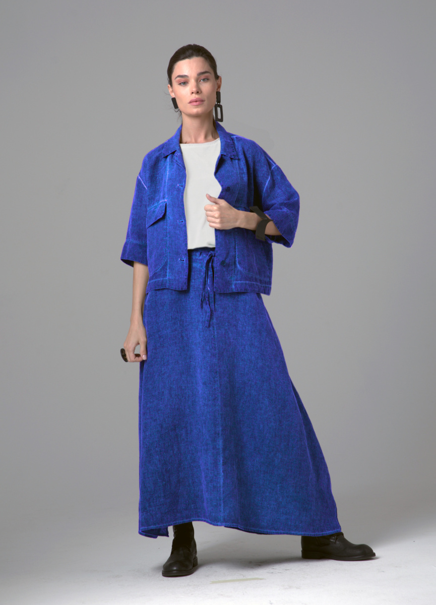 жак 377 лен пк, синий электрик