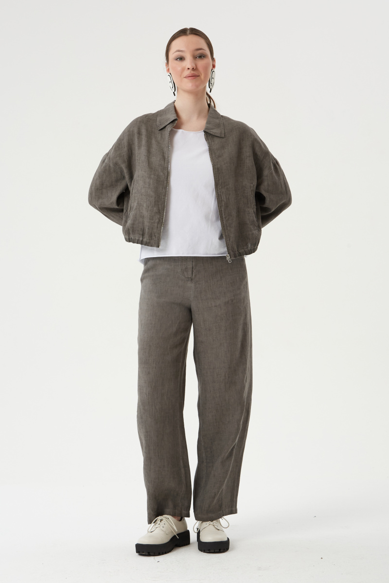 брюки 223 серый , жакет 3055  (1)