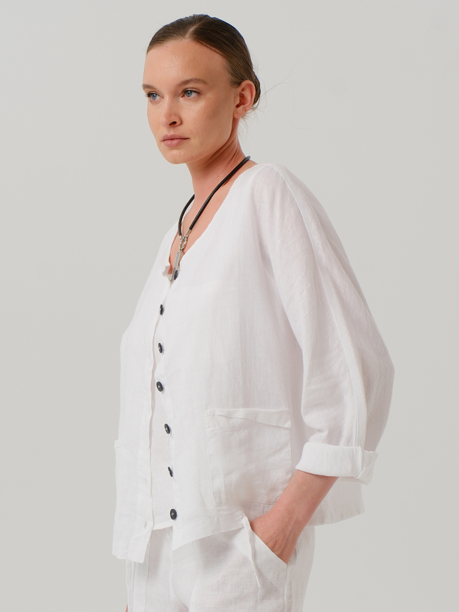 жакет 372 белый, брюки 20025 (5)