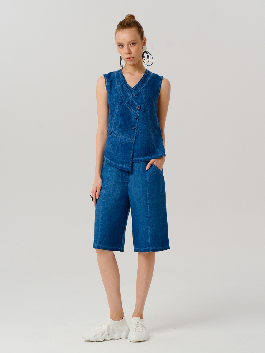 шорты 20014 синий (2)