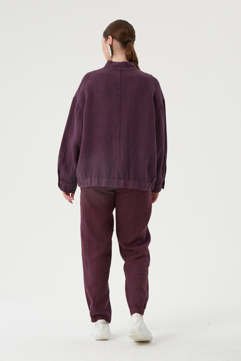 жакет 3061, брюки 222 лиловый (5.1)