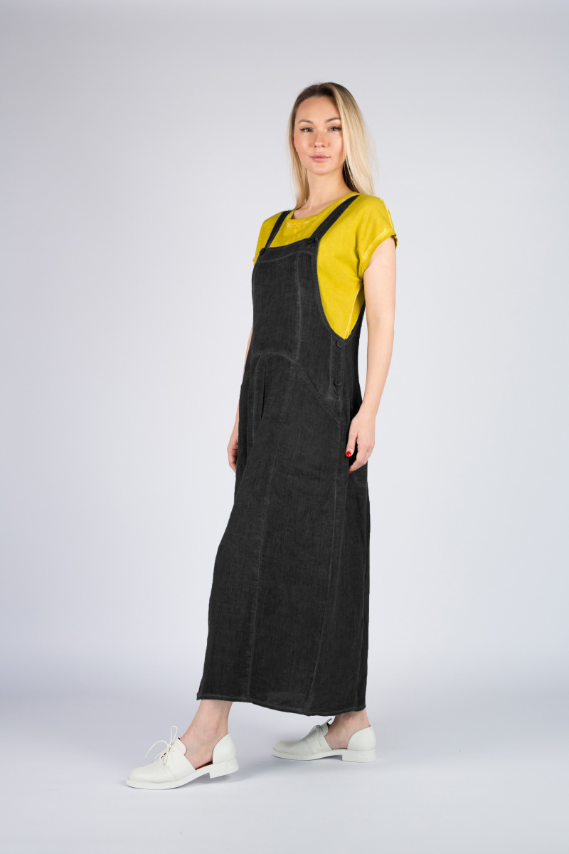 сарафан 558 лен блуза 1019 (9) серый