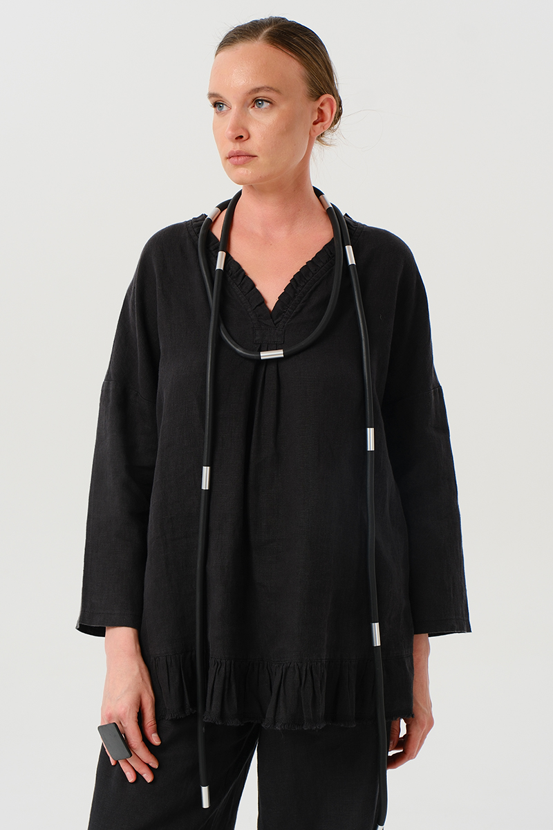 блуза 1832, брюки 20025 черный (3)