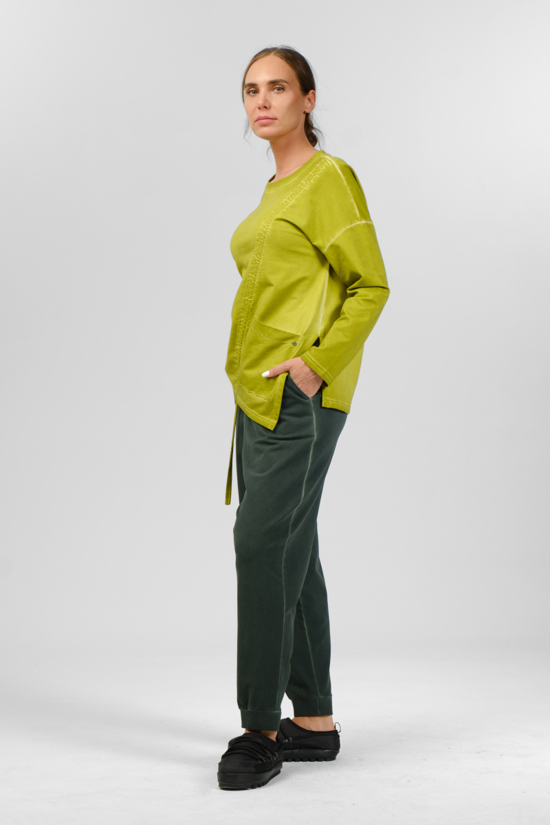 брюки 291 зеленый, туника 1067 (2)