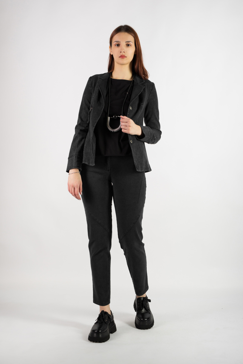 Жакет 1814 мус. в тем серый (5)