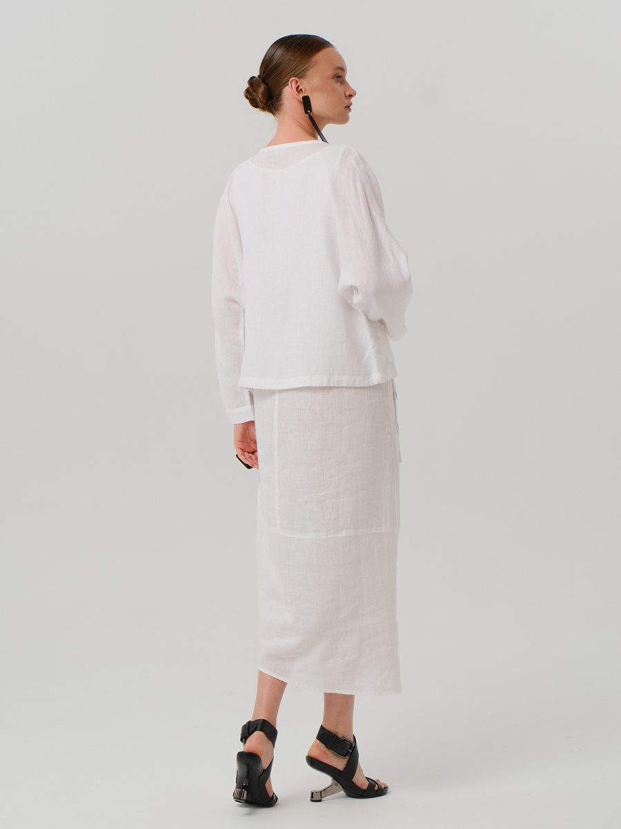 жакет 372 белый, платье 549 (12)